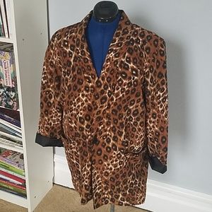 Leopard print jacket